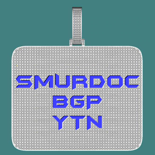 CUSTOM LETTER NECKLACE 3D BIG SQUARE