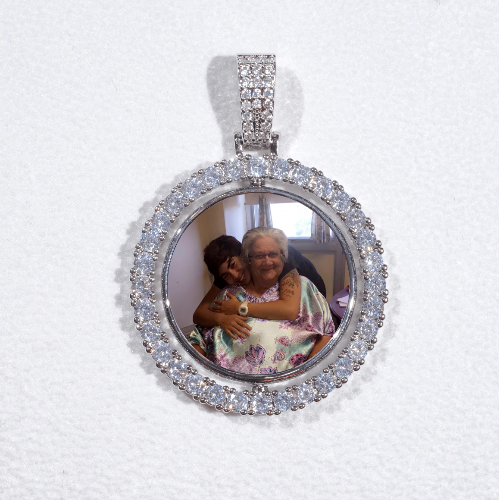 3D Spinning 2-Faced Custom Picture Pendant