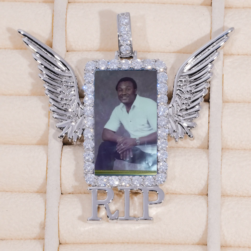 RIP WING 3D CUSTOM PICTURE PENDANT