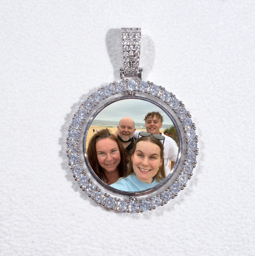 3D Spinning 2-Faced Custom Picture Pendant