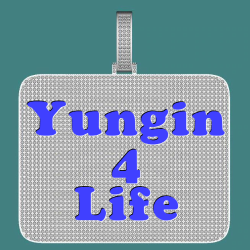 CUSTOM LETTER NECKLACE 3D BIG SQUARE