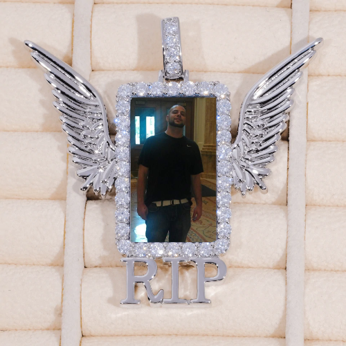 RIP WING 3D CUSTOM PICTURE PENDANT