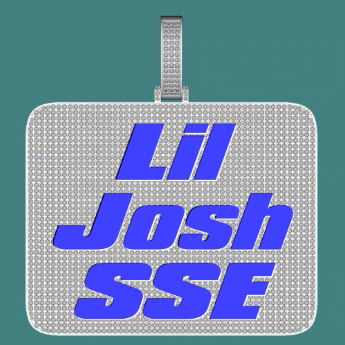 CUSTOM LETTER NECKLACE 3D BIG SQUARE