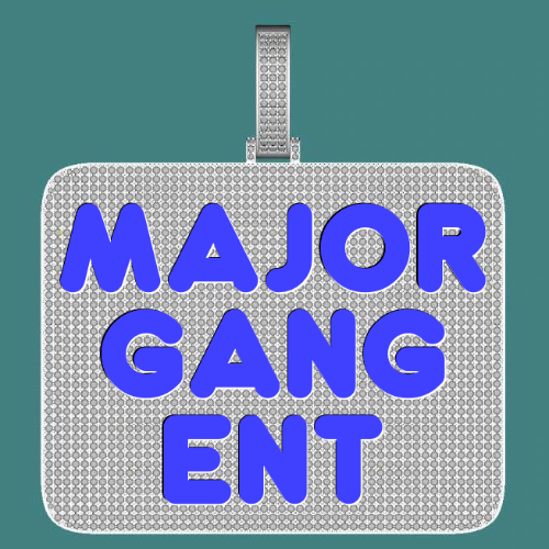CUSTOM LETTER NECKLACE 3D BIG SQUARE