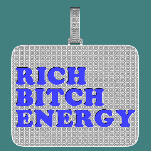 CUSTOM LETTER NECKLACE 3D BIG SQUARE