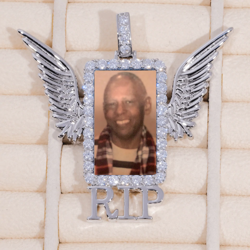 RIP WING 3D CUSTOM PICTURE PENDANT