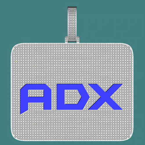 CUSTOM LETTER NECKLACE 3D BIG SQUARE