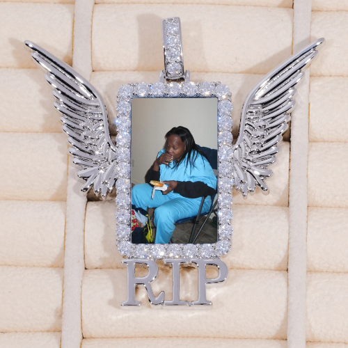 RIP WING 3D CUSTOM PICTURE PENDANT