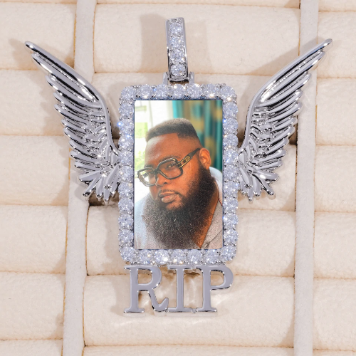 RIP WING 3D CUSTOM PICTURE PENDANT