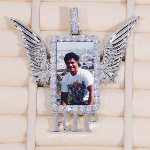 RIP WING 3D CUSTOM PICTURE PENDANT