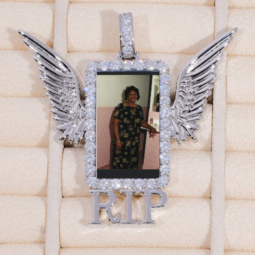 RIP WING 3D CUSTOM PICTURE PENDANT