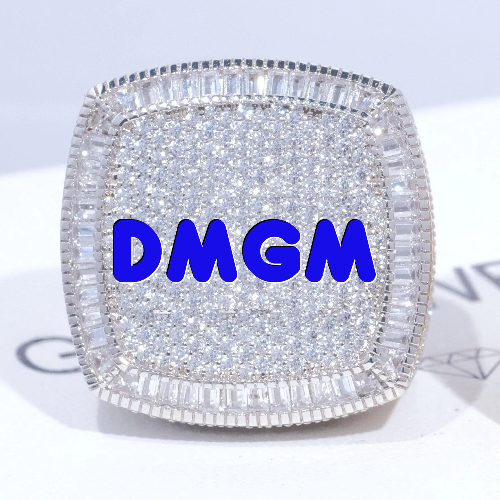 CUSTOM LETTER 3D ICED RING
