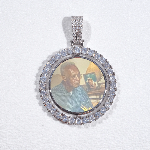 3D Spinning 2-Faced Custom Picture Pendant