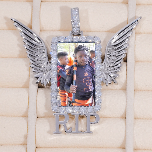 RIP WING 3D CUSTOM PICTURE PENDANT