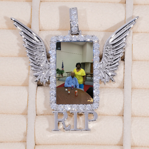 RIP WING 3D CUSTOM PICTURE PENDANT