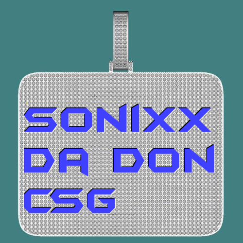 CUSTOM LETTER NECKLACE 3D BIG SQUARE
