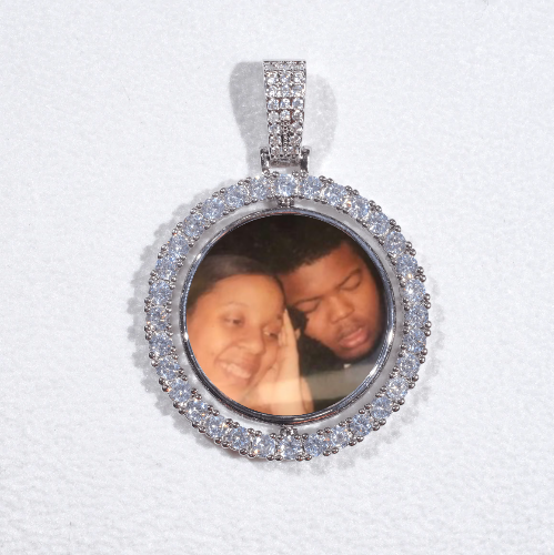 3D Spinning 2-Faced Custom Picture Pendant