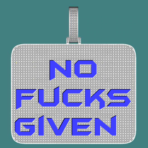 CUSTOM LETTER NECKLACE 3D BIG SQUARE
