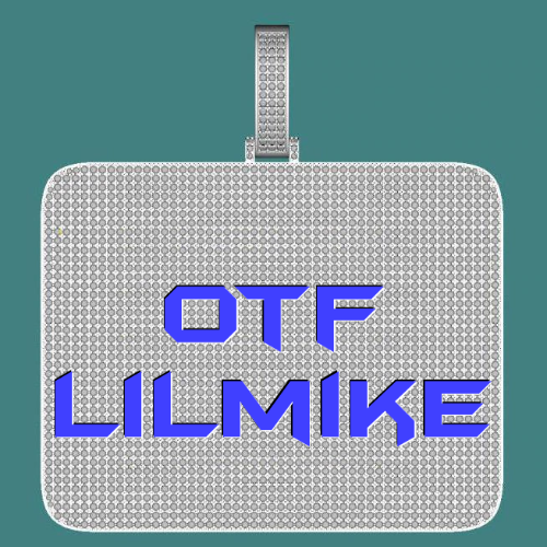 CUSTOM LETTER NECKLACE 3D BIG SQUARE