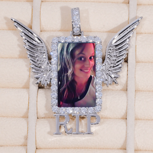 RIP WING 3D CUSTOM PICTURE PENDANT