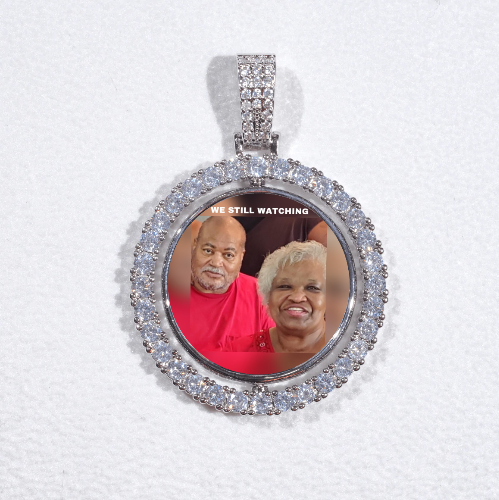 3D Spinning 2-Faced Custom Picture Pendant