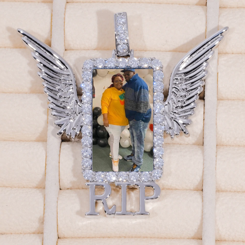 RIP WING 3D CUSTOM PICTURE PENDANT