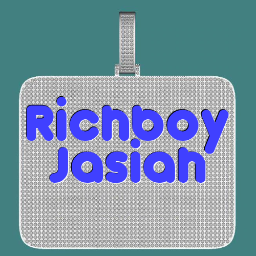 CUSTOM LETTER NECKLACE 3D BIG SQUARE