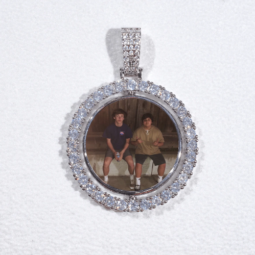 3D Spinning 2-Faced Custom Picture Pendant