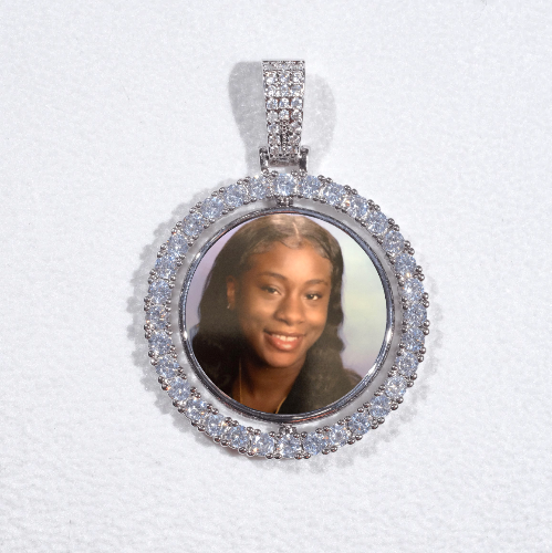 3D Spinning 2-Faced Custom Picture Pendant
