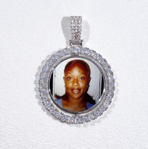 3D Spinning 2-Faced Custom Picture Pendant