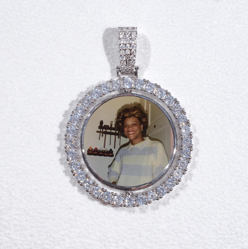 3D Spinning 2-Faced Custom Picture Pendant
