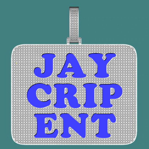 CUSTOM LETTER NECKLACE 3D BIG SQUARE