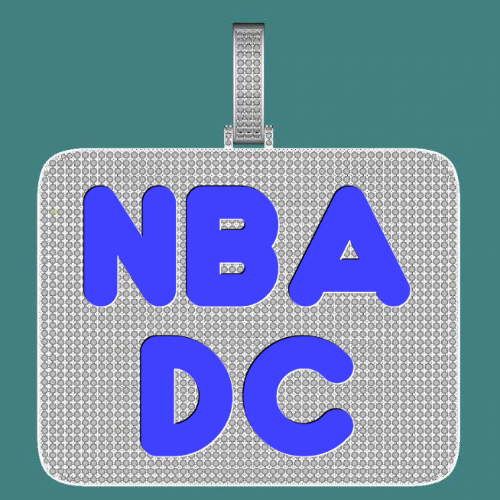 CUSTOM LETTER NECKLACE 3D BIG SQUARE