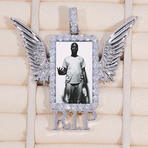 RIP WING 3D CUSTOM PICTURE PENDANT