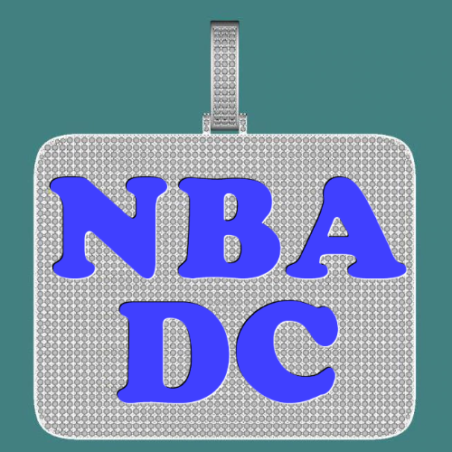 CUSTOM LETTER NECKLACE 3D BIG SQUARE