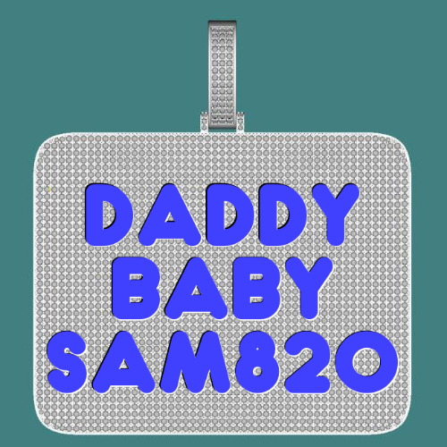 CUSTOM LETTER NECKLACE 3D BIG SQUARE