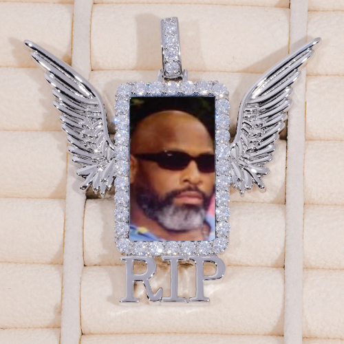 RIP WING 3D CUSTOM PICTURE PENDANT