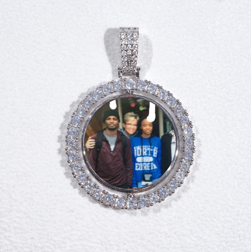 3D Spinning 2-Faced Custom Picture Pendant