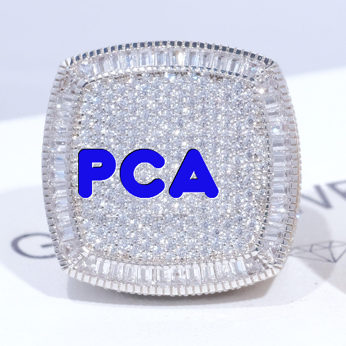 CUSTOM LETTER 3D ICED RING