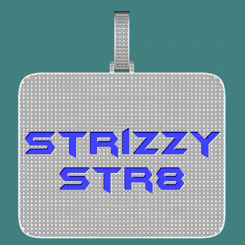 CUSTOM LETTER NECKLACE 3D BIG SQUARE