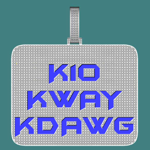 CUSTOM LETTER NECKLACE 3D BIG SQUARE