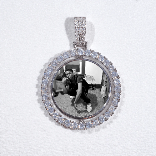 3D Spinning 2-Faced Custom Picture Pendant