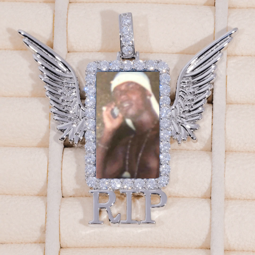 RIP WING 3D CUSTOM PICTURE PENDANT
