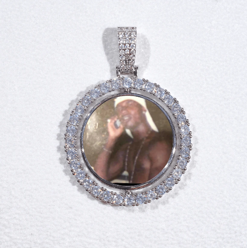 3D Spinning 2-Faced Custom Picture Pendant