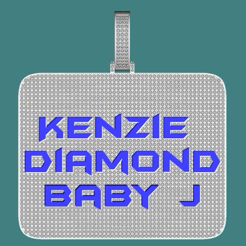 CUSTOM LETTER NECKLACE 3D BIG SQUARE