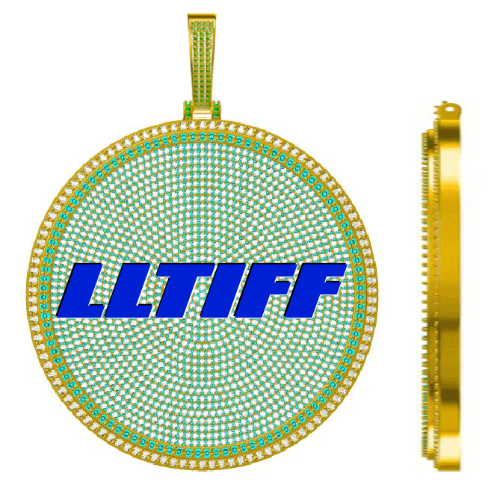 CUSTOM LETTER NECKLACE 3D BIG DISC