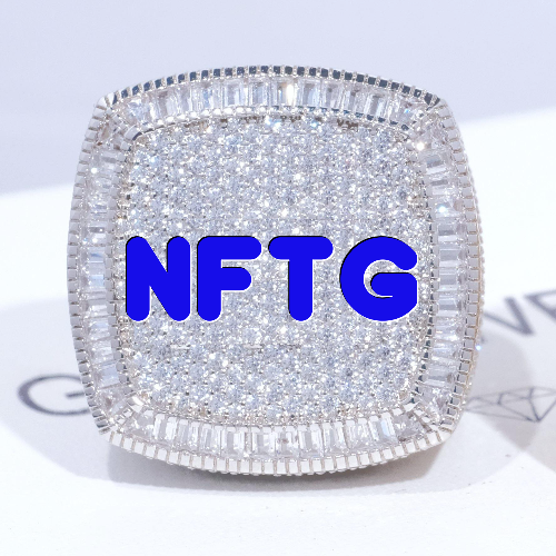 CUSTOM LETTER 3D ICED RING