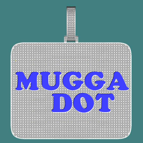 CUSTOM LETTER NECKLACE 3D BIG SQUARE
