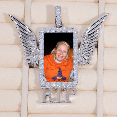 RIP WING 3D CUSTOM PICTURE PENDANT
