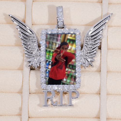 RIP WING 3D CUSTOM PICTURE PENDANT